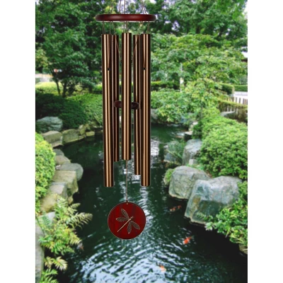 Woodstock Wind Chimes Signature Collection, Woodstock Habitats Chime, 26'' Bronze Dragonfly Wind Chime HCBRD 1 Woodstock Wind Chimes Signature Collection, Woodstock Habitats Chime, 26'' Bronze Dragonfly Wind Chime HCBRD