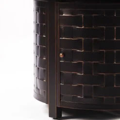 Oakland Living 5pc Deep Seating Swivel Aluminum Outdoor Patio Fire Pit Dining Set With 44" Round Fire Table With Weave Pattern Copper 20 Oakland Living 5pc Deep Seating Swivel Aluminum Outdoor Patio Fire Pit Dining Set With 44" Round Fire Table With Weave Pattern Copper -Crosley Sales Store GUEST 6c0cd739 5c67 4257 bf9c 474addb31405