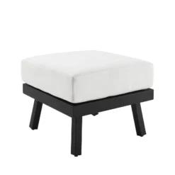 Linon Lark Aluminum Ottoman -Crosley Sales Store GUEST 714207e4 3b6c 4f5d b617 c8ca4e5aba52