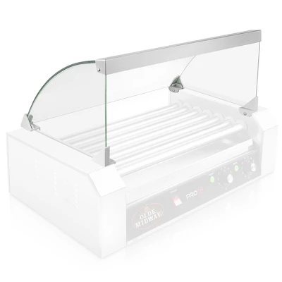 Olde Midway Glass Replacement Cover ONLY For PRO18 Hot Dog 7 Roller Grill Cooker Machine 1 Olde Midway Glass Replacement Cover ONLY For PRO18 Hot Dog 7 Roller Grill Cooker Machine