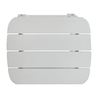 Emma And Oliver Three Piece Hammond Adirondack Style Conversation Set With Two Chairs And Matching Side Table For Indoor And Outdoor Use 7 Emma And Oliver Three Piece Hammond Adirondack Style Conversation Set With Two Chairs And Matching Side Table For Indoor And Outdoor Use - Image 7