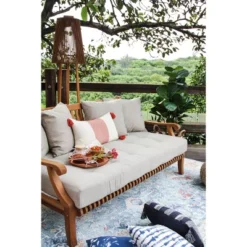 Mosko Teak Outdoor Daybed With Cushion - Cambridge Casual -Crosley Sales Store GUEST 71d44eff f342 4562 88b9 a4f3d5a418bb