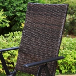 2pk Outdoor Wicker Dining Chairs With Aluminum Frame - Captiva Designs -Crosley Sales Store GUEST 742370a7 c5f2 4dad acf6 9a086add350e