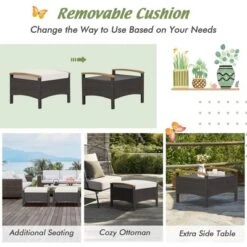 Costway Set Of 2 Patio Rattan Ottoman Footrest Cushions Wooden Handle Off WhiteBrownRedNavy 13 Costway Set Of 2 Patio Rattan Ottoman Footrest Cushions Wooden Handle Off WhiteBrownRedNavy -Crosley Sales Store GUEST 78f589a3 629b 4e26 b6b3 31e9536b83d1