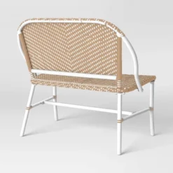 Suffield Wicker Patio Bench With Back - Threshold™ -Crosley Sales Store GUEST 79fb0b72 a9ef 433d 93e7 7080a559f253