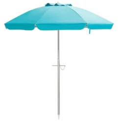 6.5' X 6.5' Portable Sunshade Beach Umbrellas With Tilt Aluminum Pole And Carrying Bag - Wellfor -Crosley Sales Store GUEST 7af2c529 7fad 4478 a155 67cd43843664
