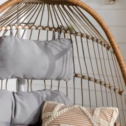 Toluca Hanging Outdoor Boho Egg Chair With Cushion - Saracina Home 16 Toluca Hanging Outdoor Boho Egg Chair With Cushion - Saracina Home -Crosley Sales Store GUEST 7eed0518 bad6 4cd1 a650 d634081f74f9