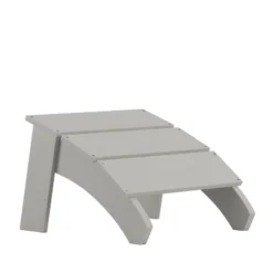 Merrick Lane Modern All-Weather Poly Resin Wood Adirondack Ottoman Foot Rest -Crosley Sales Store GUEST 7effa128 28bd 4607 a4a7 8b4cf5bb0dad