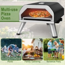 Costway Outdoor Gas Pizza Oven Portable Propane Pizza Stove With Oven Cover Pizza Stone -Crosley Sales Store GUEST 7fbc8878 e1c1 48b6 bc08 64834fd9a0cd