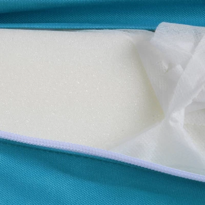 5pc Wicker Patio Sectional Seating Set With Cushions - Espresso/Blue - GODEER 11 5pc Wicker Patio Sectional Seating Set With Cushions - Espresso/Blue - GODEER - Image 11