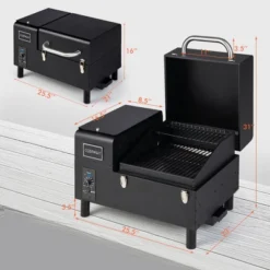 Costway Electric Wood Pellet Grill And Smoker Tabletop W/ Temperature Probe -Crosley Sales Store GUEST 815e4cf2 8bf0 4e0b 8a95 75e1f61f9d3f