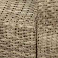 5pc Wicker Patio Seating Set With Cushions - Brown/Beige - GODEER -Crosley Sales Store GUEST 82a5ef2e 7199 476c 83c3 5e1f404c27a7