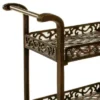 Oakland Living 2 Tier Metal Patio Service Cart
