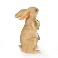 28.25" Concrete Silverbow Outdoor Rabbit Garden Statue - White And Brown - Christopher Knight Home -Crosley Sales Store GUEST 83521bee 3370 493a 88b3 9d4ec7f770a3