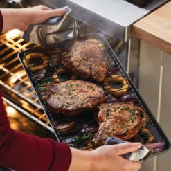 Anolon Advanced Home 10"x18" Double Burner Griddle Bronze