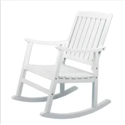 Penny Classic Slat-Back Acacia Wood Patio Outdoor Rocking Chair - JONATHAN Y -Crosley Sales Store GUEST 8538fe27 1940 4c0b bbef ef5eb3a1333a