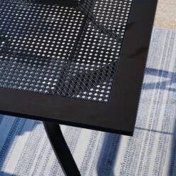 Captiva Designs 5pc Patio Dining Set With Square Umbrella Table With Mesh Top -Crosley Sales Store GUEST 855c4ab1 e0aa 4c69 8403 f9f289a14d1f