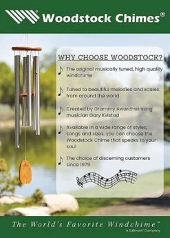 Woodstock Wind Chimes For Outside, Garden Décor, Outdoor & Patio Décor, 28", Woodstock Bellissimo Bells Wind Bells -Crosley Sales Store GUEST 85ca49f1 109a 447e 9fe5 1bc8a9488894 9