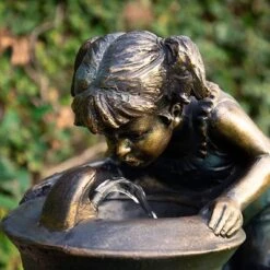 27" Resin Indoor/Outdoor Girl And Boy Drinking Water Fountain Yard Décor Bronze - Alpine Corporation 6 27" Resin Indoor/Outdoor Girl And Boy Drinking Water Fountain Yard Décor Bronze - Alpine Corporation -Crosley Sales Store GUEST 86ae972b a741 431e ab80 6674f3e9cbb0