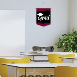 Big Dot Of Happiness Maroon Grad - Best Is Yet To Come - Outdoor Home Decorations - Double-Sided Burgundy Graduation Party Garden Flag - 12 X 15.25 In -Crosley Sales Store GUEST 88eb9c96 3bf6 4f2e b4dc a55a3f7ae92e