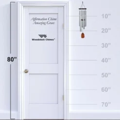 Woodstock Wind Chimes Signature Collection, Affirmation Chime, 25'' Amazing Grace Silver Wind Chime AFASB -Crosley Sales Store GUEST 89600be9 852a 47ef b51e c70459ce7e13