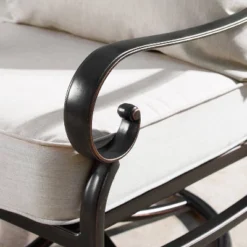 5pc Set With 48" Rectangular Outdoor Aluminum Fire Table & Four Swivel Rocking Chairs & Wind Blocker Lid - Oakland Living 24 5pc Set With 48" Rectangular Outdoor Aluminum Fire Table & Four Swivel Rocking Chairs & Wind Blocker Lid - Oakland Living -Crosley Sales Store GUEST 8a05c859 8bf6 46eb b9ce d879ac4505af