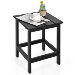 Tangkula 15" Outdoor Square Side End Table Wooden Coffee Table Suitable For Garden Patio Balcony White/Gray/Black 13 Tangkula 15" Outdoor Square Side End Table Wooden Coffee Table Suitable For Garden Patio Balcony White/Gray/Black -Crosley Sales Store GUEST 8c6ab756 17f9 424c 87da ed8a033aa709