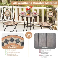 3pcs Patio Bistro Set Outdoor Patio Conversation Furniture Folding Dining Garden 15 3pcs Patio Bistro Set Outdoor Patio Conversation Furniture Folding Dining Garden -Crosley Sales Store GUEST 8d2fadc9 4571 48ec 9f08 d05bdbe5e8f3