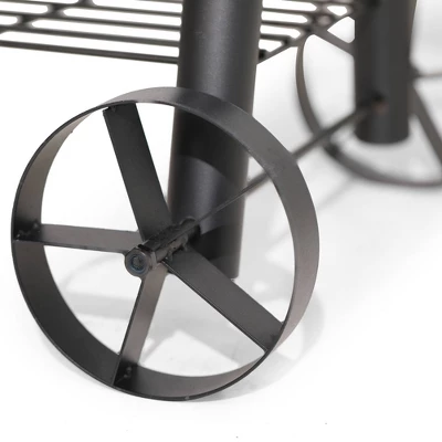 Captiva Designs E02GR006 Offset Charcoal Smoker - Black 9 Captiva Designs E02GR006 Offset Charcoal Smoker - Black - Image 9