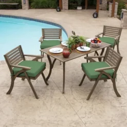 Arden Selections 21" X 21" Leala Texture Outdoor Seat Cushion Moss -Crosley Sales Store GUEST 8df708e1 033a 4bcf 983a e2d787c2b39c