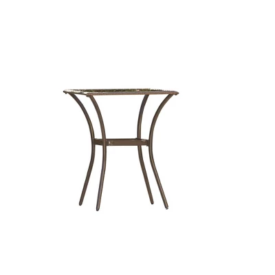 3pc Lakewood Ranch Steel Woven Wicker Outdoor High Top Bistro Patio Furniture Set With Cushions Brown - Room & Joy 9 3pc Lakewood Ranch Steel Woven Wicker Outdoor High Top Bistro Patio Furniture Set With Cushions Brown - Room & Joy - Image 9