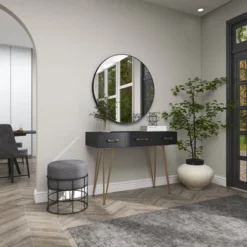 Metal Fabric Patio Garden Stool - Olivia & May -Crosley Sales Store GUEST 8e1d20f5 bf41 4463 9098 442991aedba4