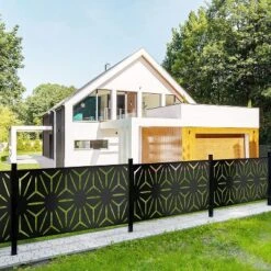 NewTown Decorative Outdoor Privacy Screen Panels, Metal Laser Cut Privacy Screen Decorative Patio Metal Fence For Outdoor Indoor Decor-The Pop Home -Crosley Sales Store GUEST 8febc151 baba 44db 88b4 c1e8baf7f427
