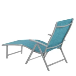 3pc Outdoor Aluminum Folding Adjustable Chaise Lounge Chair And Table Set Blue - Crestlive Products 9 3pc Outdoor Aluminum Folding Adjustable Chaise Lounge Chair And Table Set Blue - Crestlive Products -Crosley Sales Store GUEST 90e34de8 9a21 48ed 9777 af37decda72a