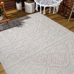 Citta High-Low Pile Mediterranean Tile Indoor/Outdoor Area Rug - JONATHAN Y -Crosley Sales Store GUEST 916ae6f0 7caa 42ba a211 1b1bc386f4e4