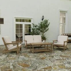 Merrick Lane All-Weather Poly Resin Wood Adirondack Style Deep Seat Patio Loveseat With Cushions 16 Merrick Lane All-Weather Poly Resin Wood Adirondack Style Deep Seat Patio Loveseat With Cushions -Crosley Sales Store GUEST 94e2a8e7 c31f 4324 b522 e549bb740642