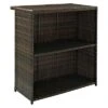 Crosley Palm Harbor Outdoor Wicker Bar