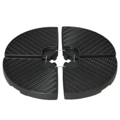 Outsunny 4-Piece 150lb Cantilever Patio Umbrella Base Weights For Offset Hanging Umbrella, Fasteners, Wicker-like HDPE Water Or Sand Weights, Black 7 Outsunny 4-Piece 150lb Cantilever Patio Umbrella Base Weights For Offset Hanging Umbrella, Fasteners, Wicker-like HDPE Water Or Sand Weights, Black -Crosley Sales Store GUEST 95ce0372 4797 4851 8ba8 eab024a85427