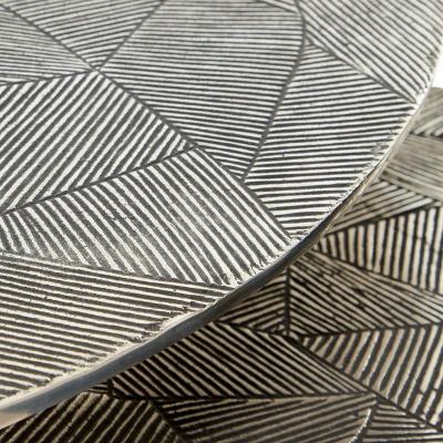 2pk Aluminum Patio Accent Table - Olivia & May 5 2pk Aluminum Patio Accent Table - Olivia & May - Image 5