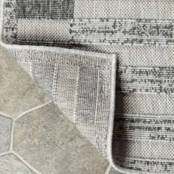 Contemporary Geometric Stripe Indoor Outdoor Area Rug By Blue Nile Mills -Crosley Sales Store GUEST 96f75ee6 9506 40a7 98a4 68c1fb7153c1