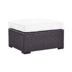 Biscayne Outdoor Wicker Ottoman - White - Crosley 9 Biscayne Outdoor Wicker Ottoman - White - Crosley -Crosley Sales Store GUEST 980ca121 86a3 4287 8fc2 e13d205a37e2