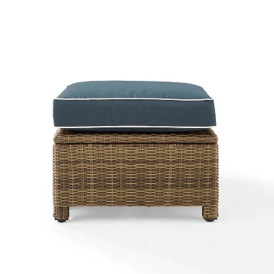 Bradenton Outdoor Wicker Ottoman - Crosley 6 Bradenton Outdoor Wicker Ottoman - Crosley - Image 6