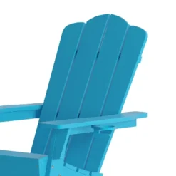 Emma And Oliver Set Of 4 Adirondack Chairs With Cup Holders, Weather Resistant HDPE Adirondack Chairs -Crosley Sales Store GUEST 98da8e50 e721 4e10 8eb1 d8e7e3aed879