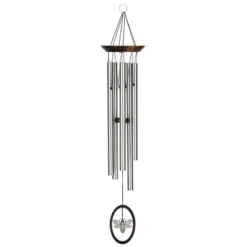 Woodstock Wind Chimes Signature Collection, Wind Fantasy Chime, 24'' Silver Wind Chime -Crosley Sales Store GUEST 9a01c307 eada 46f2 98e1 ea2e27c0c713