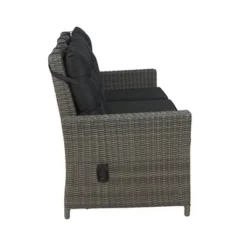 Asti Wicker 3 Seat Reclining Sofa With Cushions - Gray - Alaterre Furniture -Crosley Sales Store GUEST 9bb83374 683f 4eac 9848 d303107d3e9d