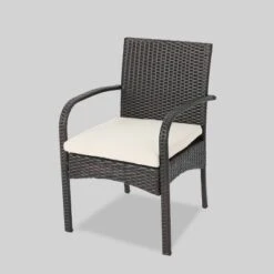 Lindy 3pc Acacia Wood And Wicker Bistro Set - Teak/Cream - Christopher Knight Home -Crosley Sales Store GUEST 9bc8fdac 4581 4d08 b45e 2f1f2c9f1fa7
