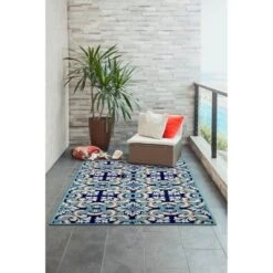 Liora Manne Ravella Floral Indoor/Outdoor Rug -Crosley Sales Store GUEST 9c1b6f3a 39b2 4483 a6e9 d9c7e9b5c4b2