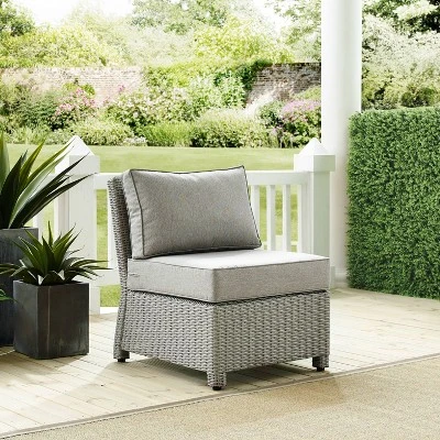 Bradenton Outdoor Sectional Center Chair- Crosley 5 Bradenton Outdoor Sectional Center Chair- Crosley - Image 5