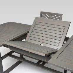 5pc Slatted Extendable Acacia Wood Patio Dining Set - Saracina Home -Crosley Sales Store GUEST 9e2eeb34 ef6f 4427 ba54 634090a28364