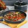 Oster® Oster Legacy 12 Inch Aluminum Nonstick Stovetop Frying Pan In Gray